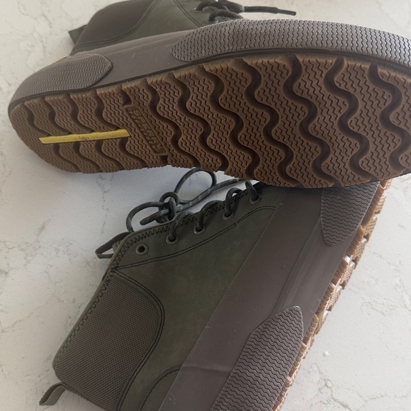 Mens Sperry Olive Green Halyard Storm Boots 13